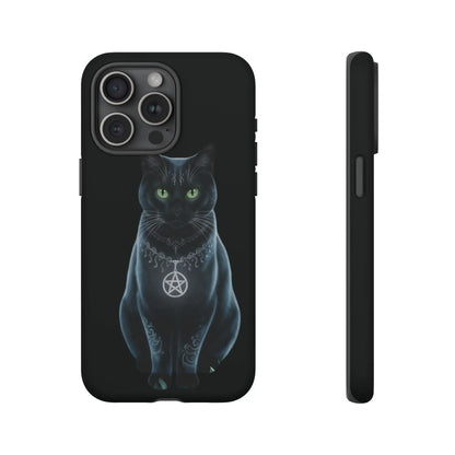 Pagan Black Cat iPhone Tough Case – Perfect for Wicca & Pagan Enthusiasts Printify