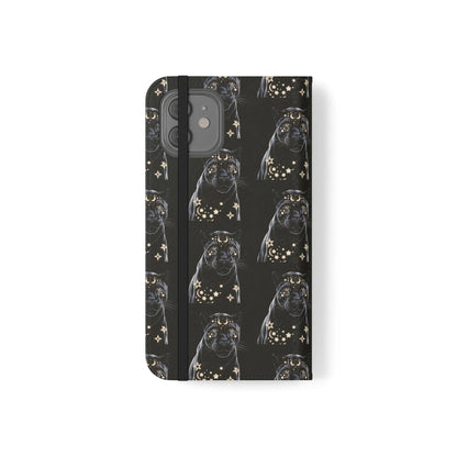 Custom Dog Pattern Flip Case - Stylish Pet Lover Phone Cover Printify