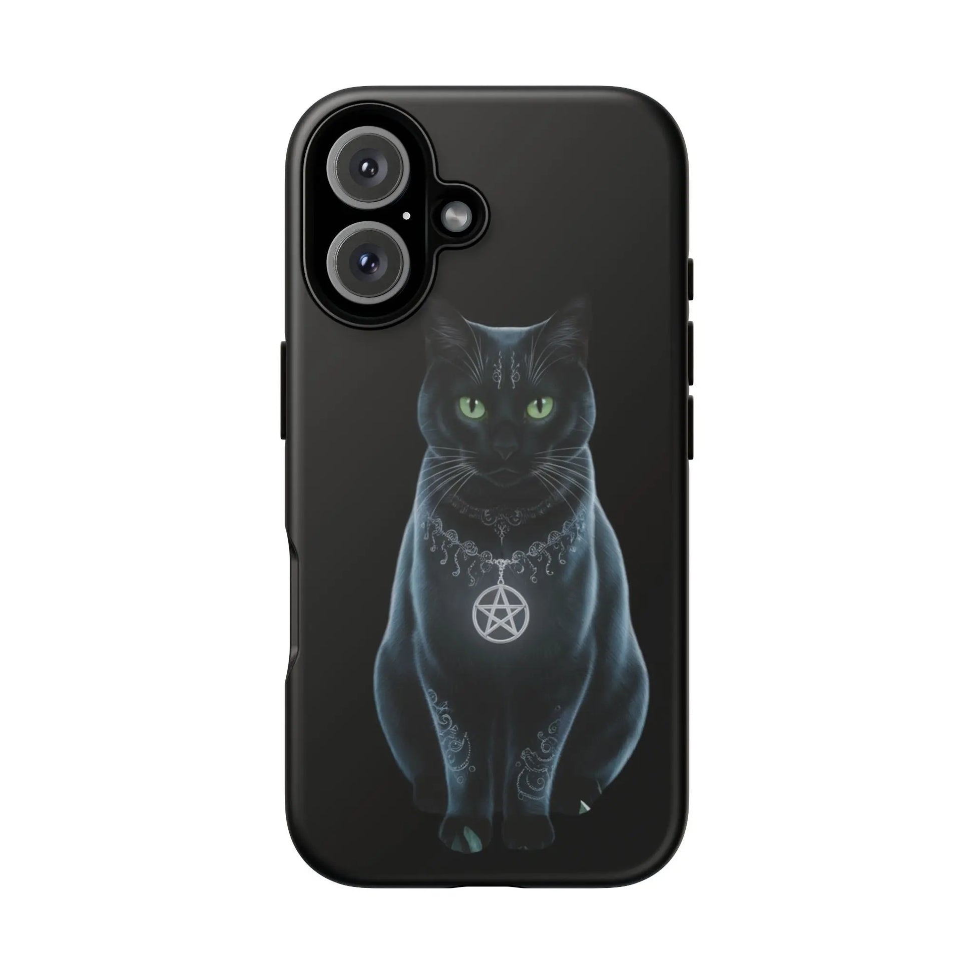 Pagan Black Cat iPhone Tough Case – Perfect for Wicca & Pagan Enthusiasts Printify