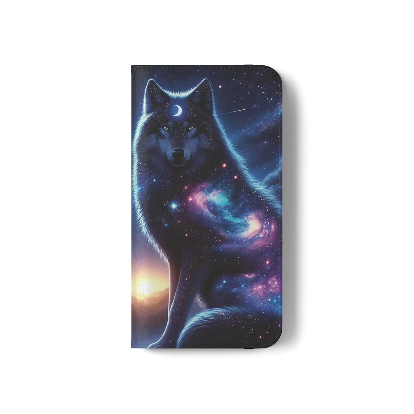 Artistic Flip Cases with pagan and Celestial Designs – Stylish Phone Wallet for Everyday Use. WitchyPets.com