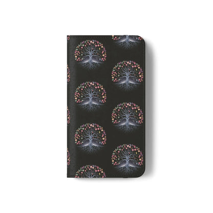 Artistic Tree Design Flip Case for Phones – Stylish & Functional -WitchyPets.com