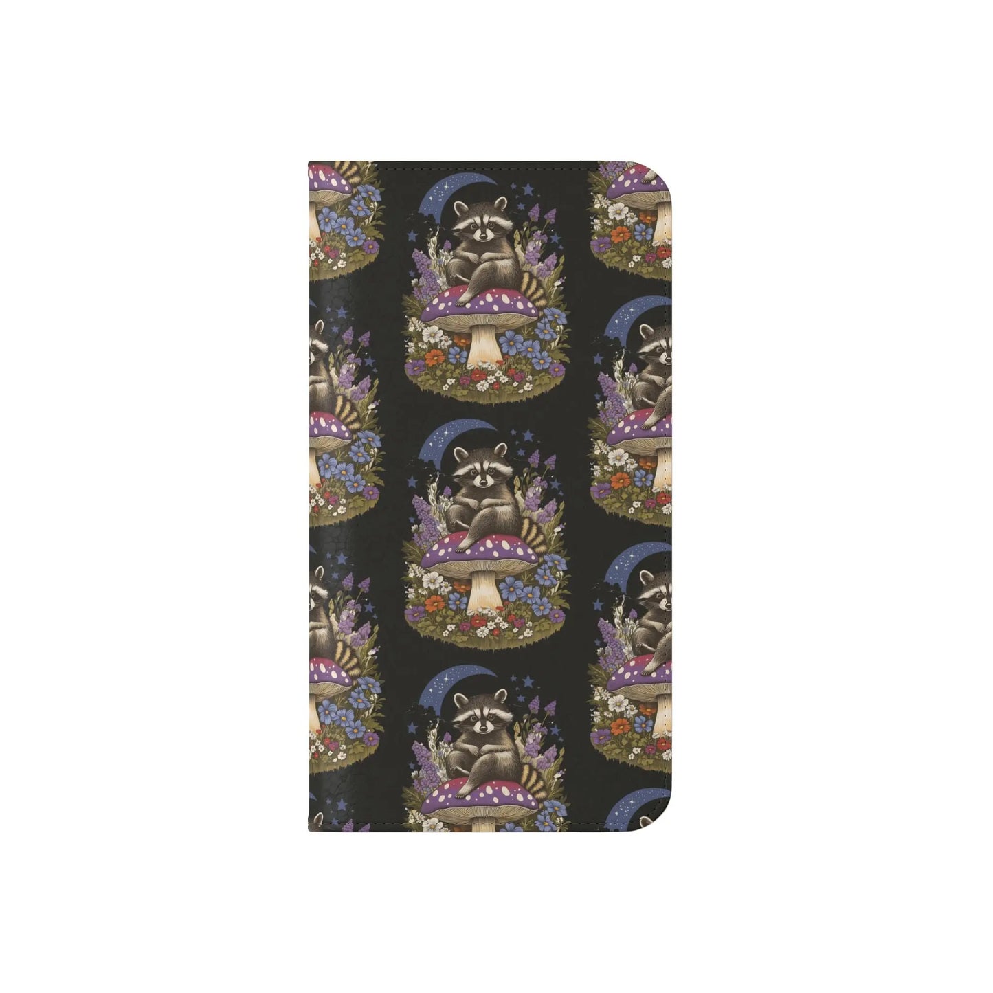 Raccoon Flip Case - Whimsical Wildlife Design for Phone Protection Printify