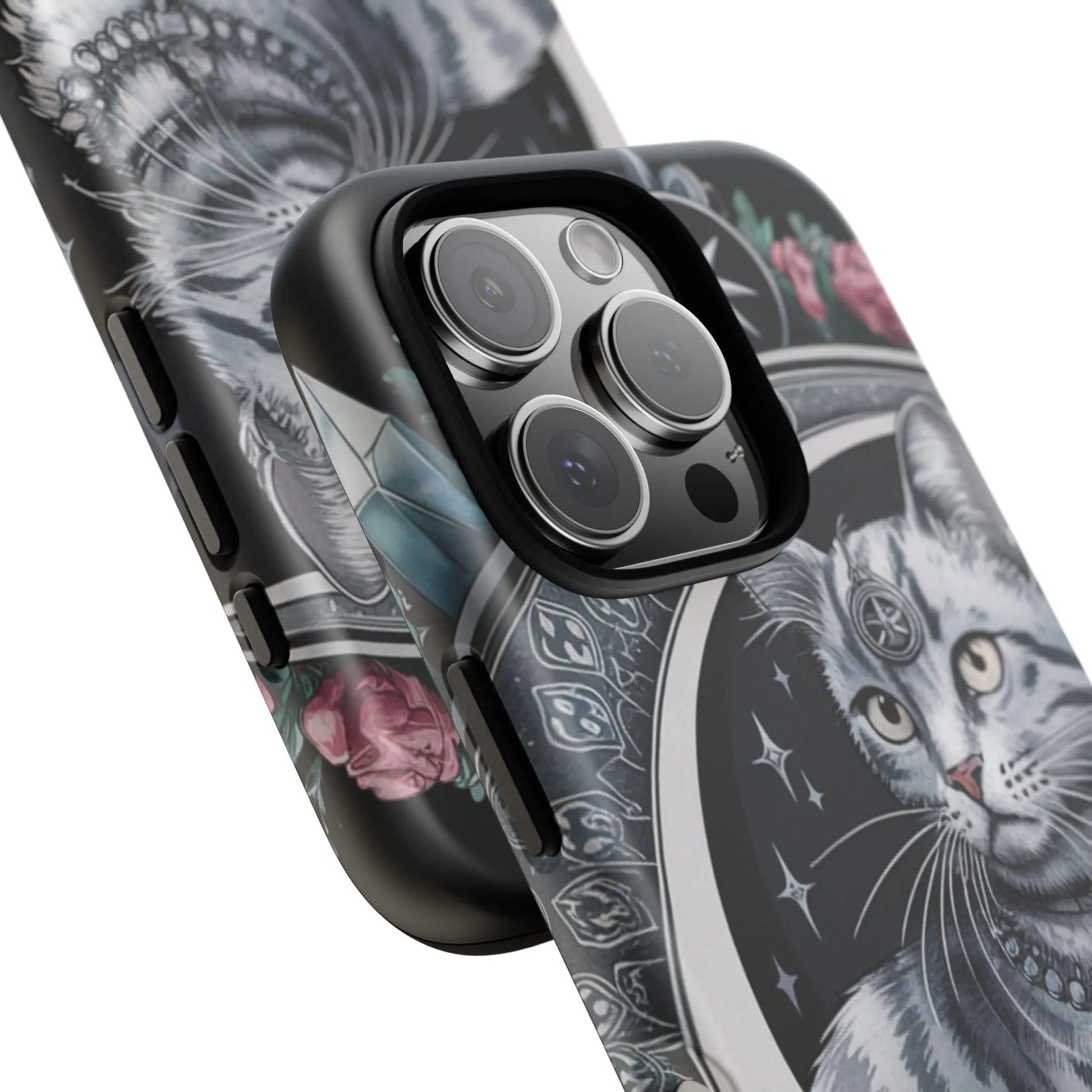 Celestial Pagan Cat iPhone Tough Case – Durable & Mystical Design Printify