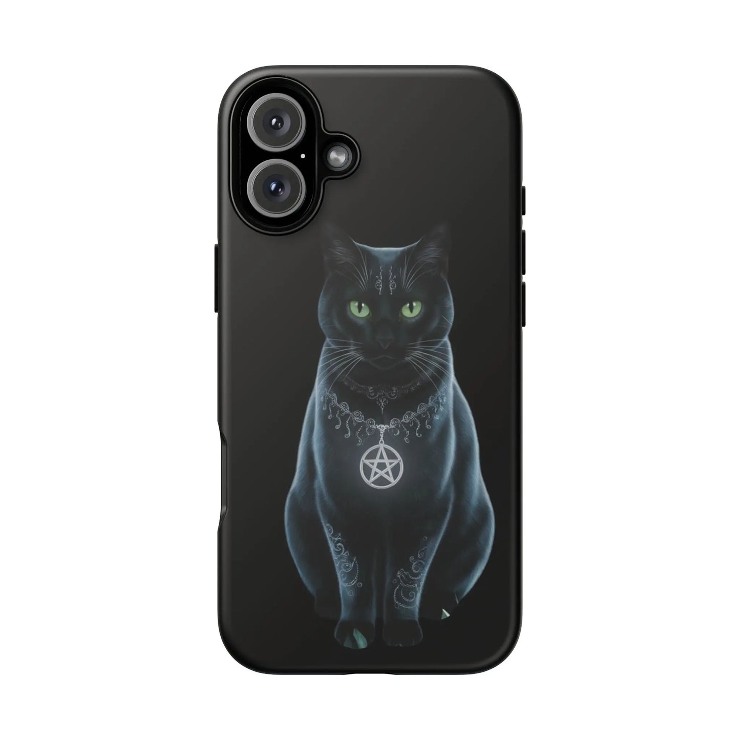 Pagan Black Cat iPhone Tough Case – Perfect for Wicca & Pagan Enthusiasts Printify