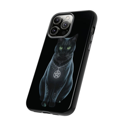 Pagan Black Cat iPhone Tough Case – Perfect for Wicca & Pagan Enthusiasts Printify