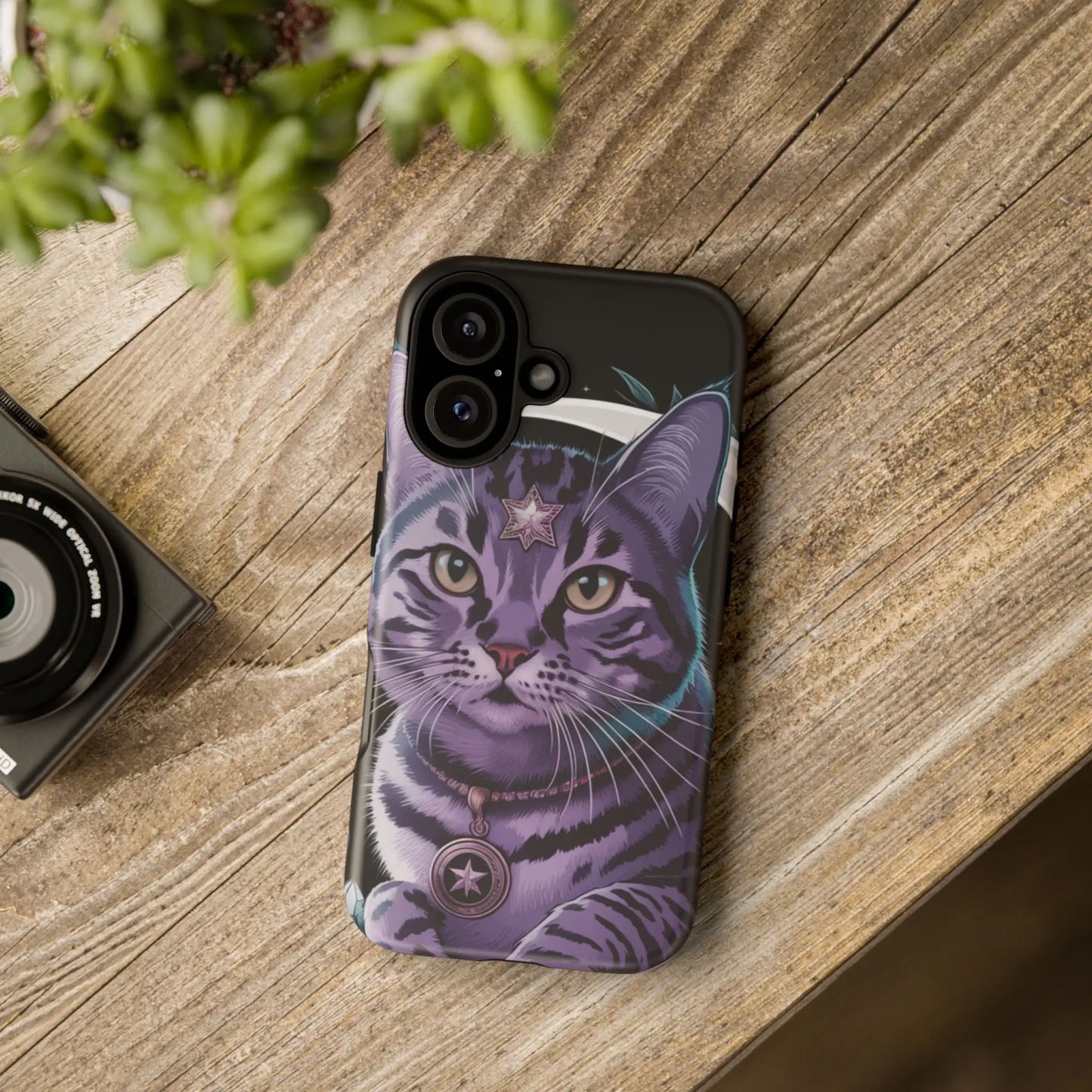 Protective Phone Cases for iPhone / Celestial Cat Printify