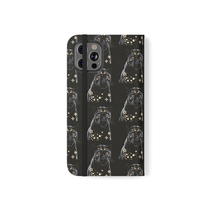 Custom Dog Pattern Flip Case - Stylish Pet Lover Phone Cover Printify