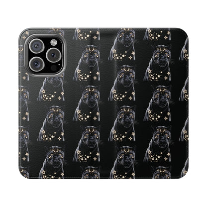 Custom Dog Pattern Flip Case - Stylish Pet Lover Phone Cover Printify