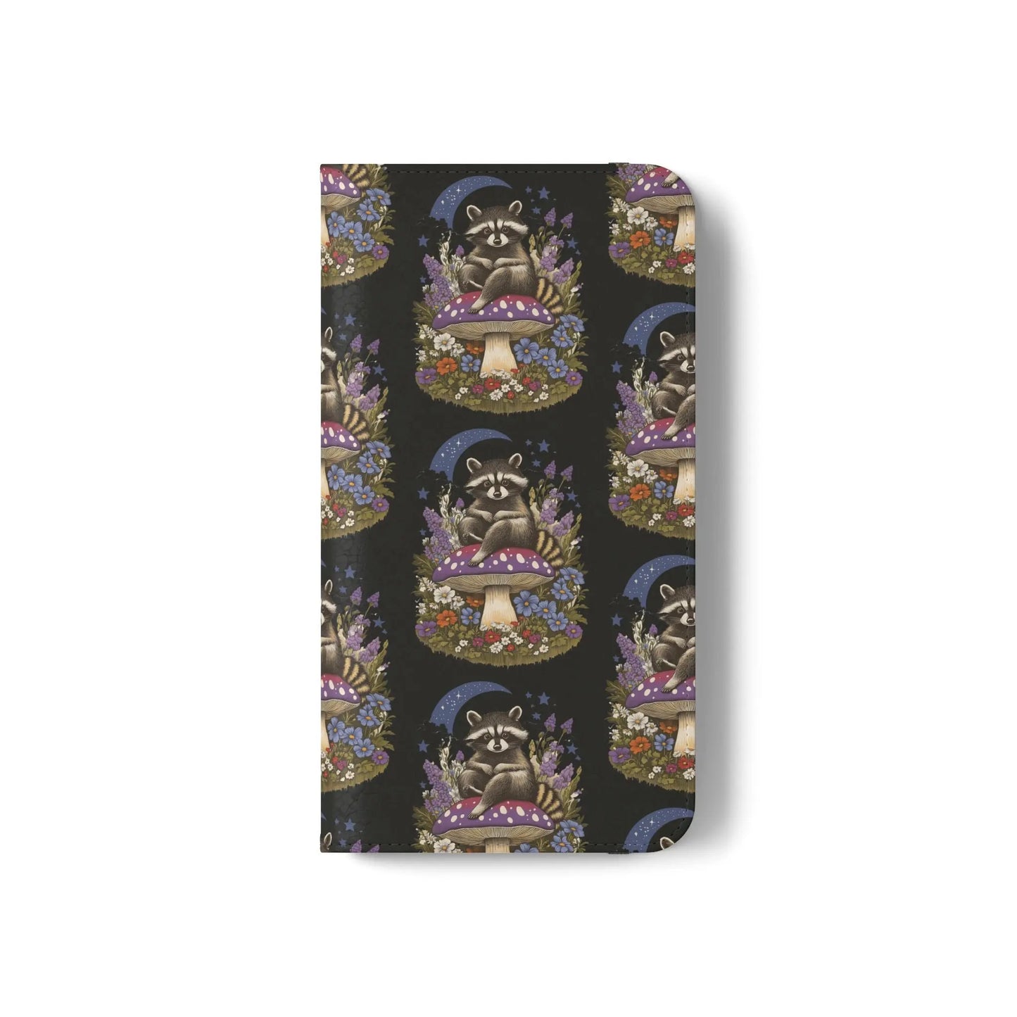 Raccoon Flip Case - Whimsical Wildlife Design for Phone Protection Printify