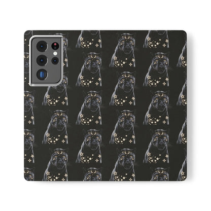 Custom Dog Pattern Flip Case - Stylish Pet Lover Phone Cover Printify