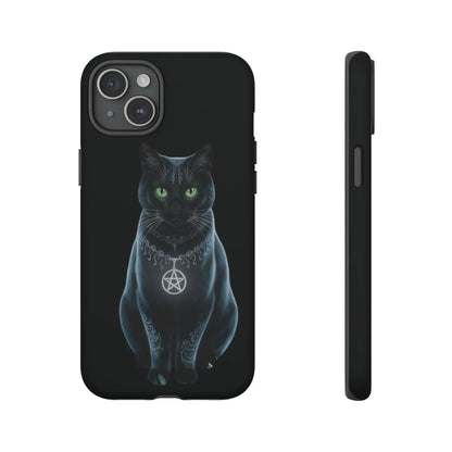 Pagan Black Cat iPhone Tough Case – Perfect for Wicca & Pagan Enthusiasts Printify