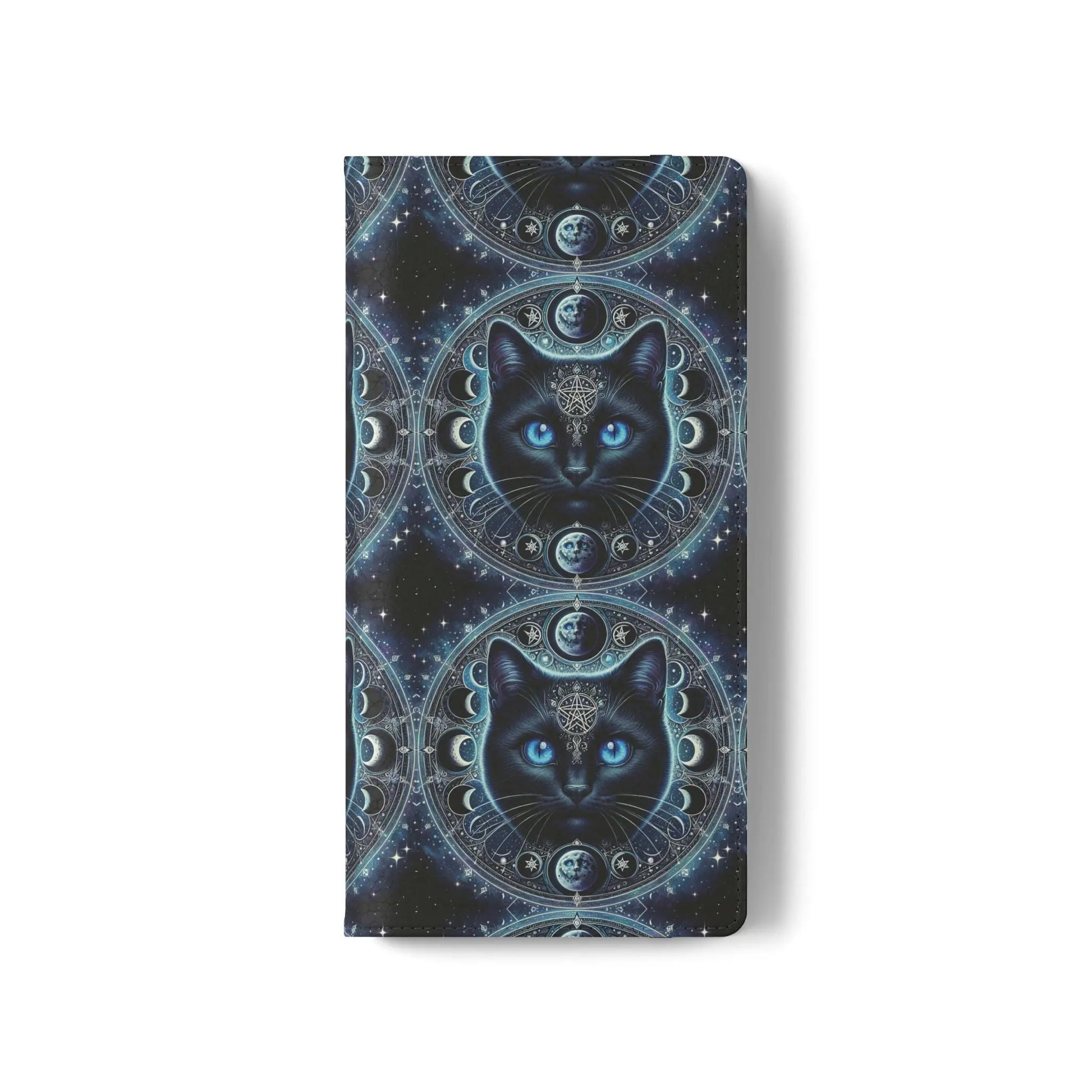 Cosmic Cat Flip Case - Stylish Galaxy Design for Cat Lovers Printify