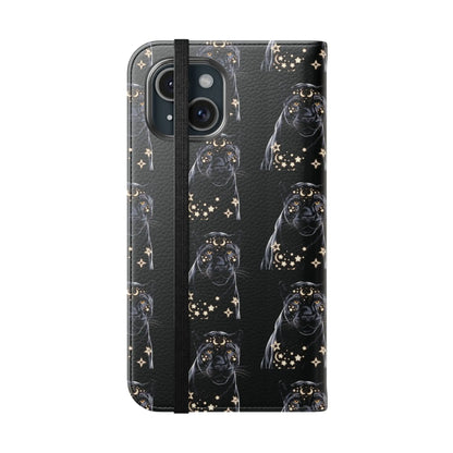 Custom Dog Pattern Flip Case - Stylish Pet Lover Phone Cover Printify