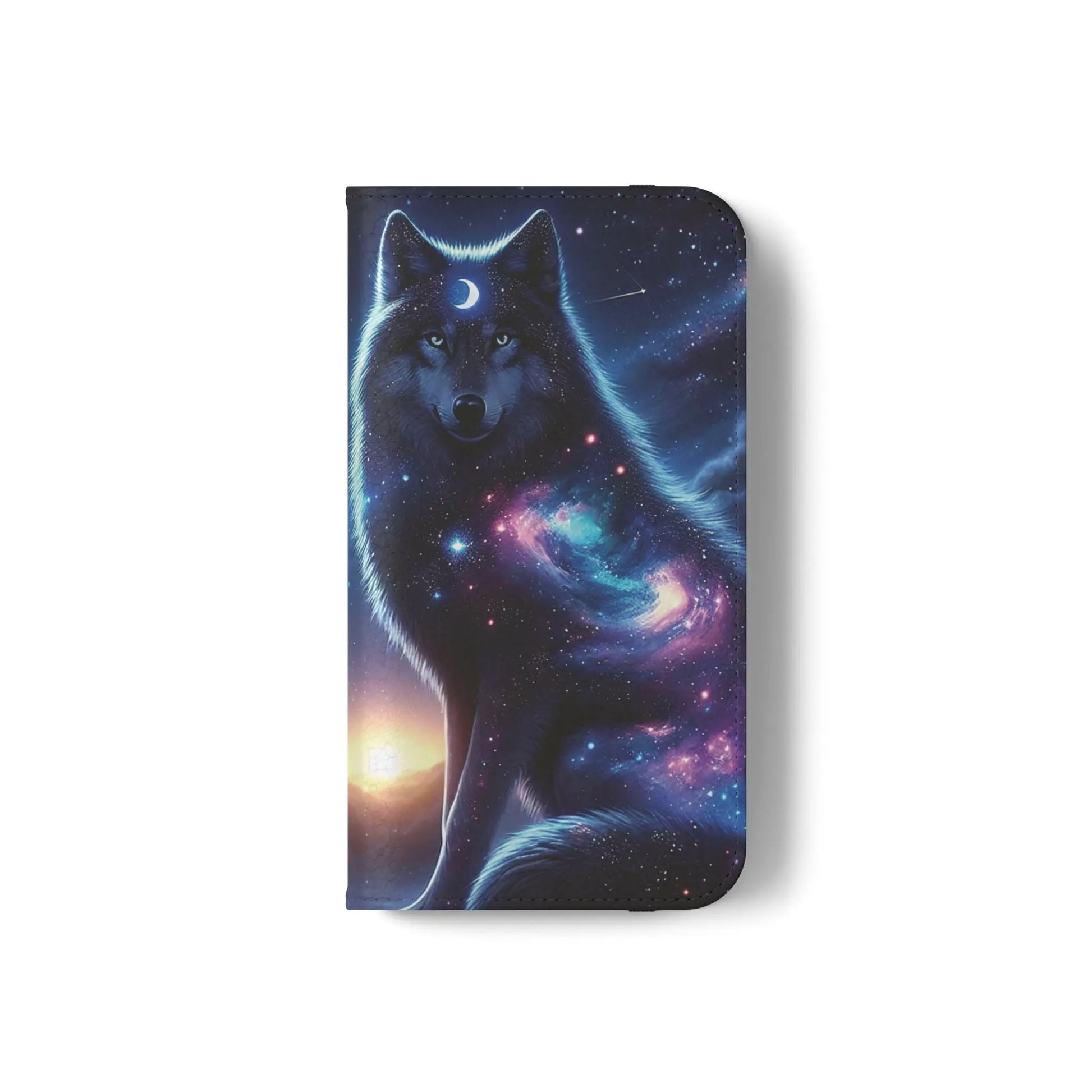 Artistic Flip Cases with pagan and Celestial Designs – Stylish Phone Wallet for Everyday Use. WitchyPets.com