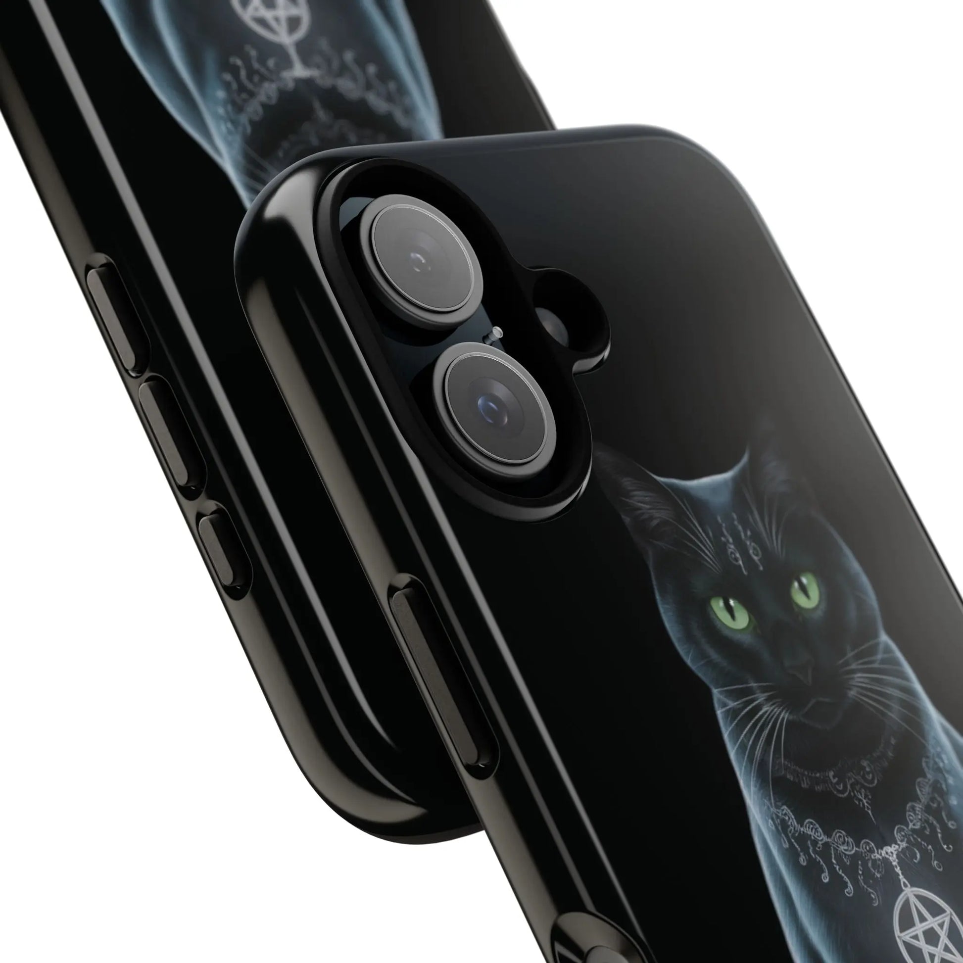 Pagan Black Cat iPhone Tough Case – Perfect for Wicca & Pagan Enthusiasts Printify