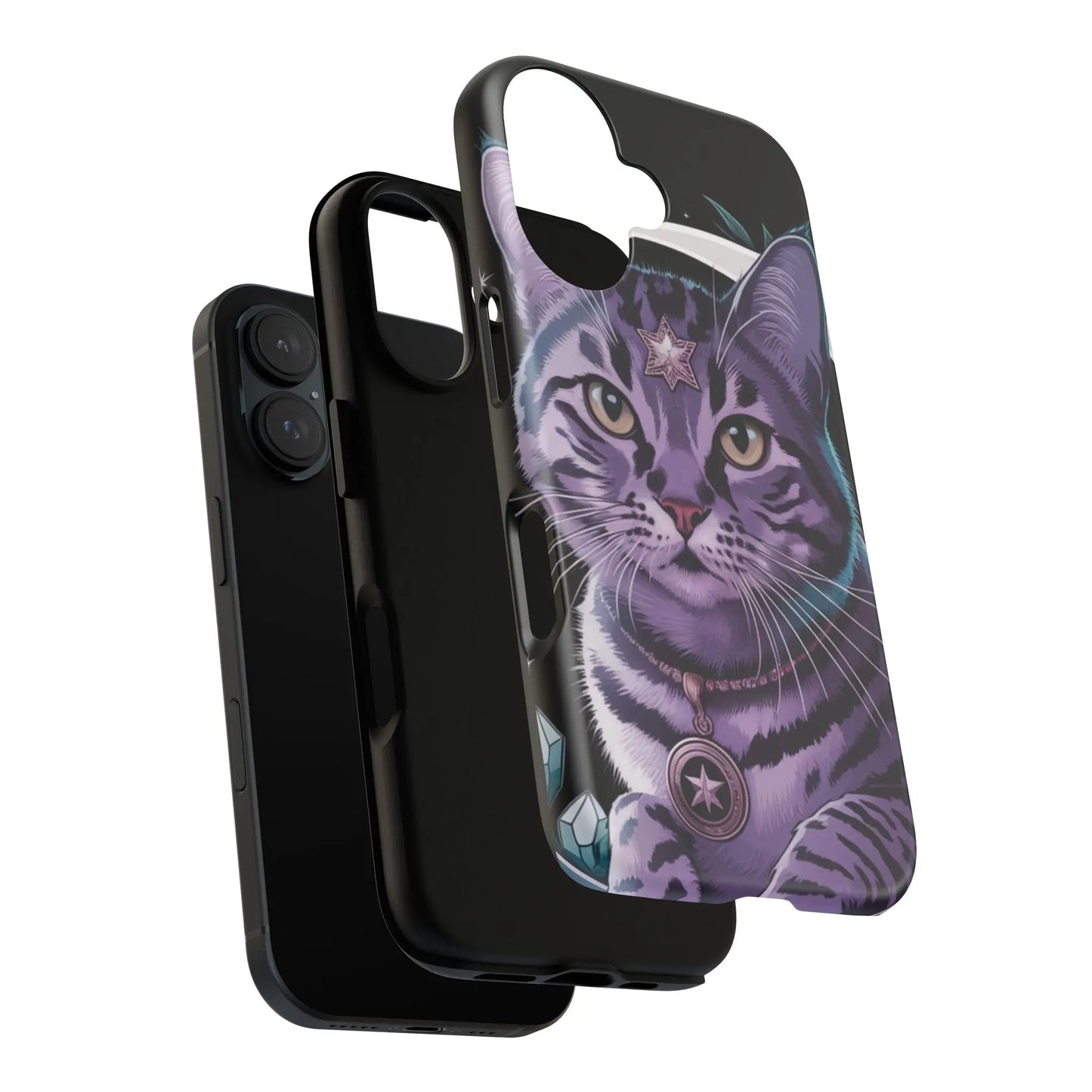 Protective Phone Cases for iPhone / Celestial Cat Printify