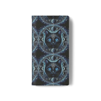 Cosmic Cat Flip Case - Stylish Galaxy Design for Cat Lovers Printify