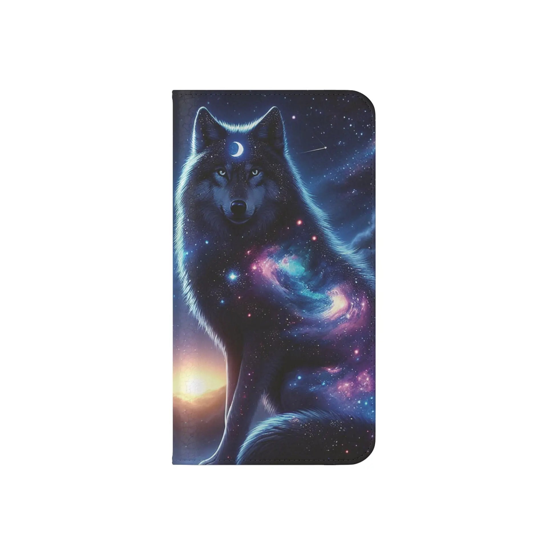 Artistic Flip Cases with pagan and Celestial Designs – Stylish Phone Wallet for Everyday Use. WitchyPets.com