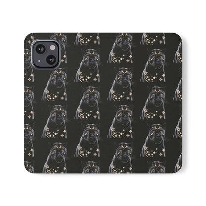 Custom Dog Pattern Flip Case - Stylish Pet Lover Phone Cover Printify