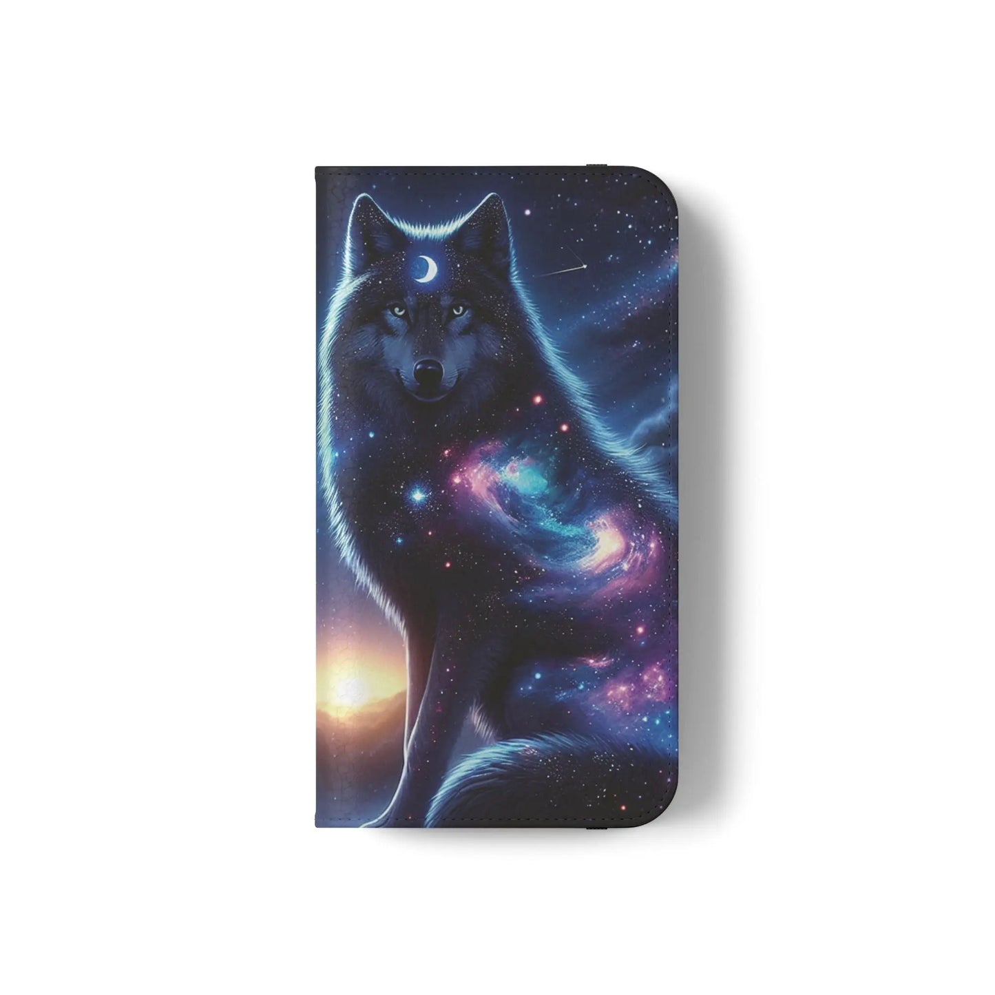 Artistic Flip Cases with pagan and Celestial Designs – Stylish Phone Wallet for Everyday Use. WitchyPets.com