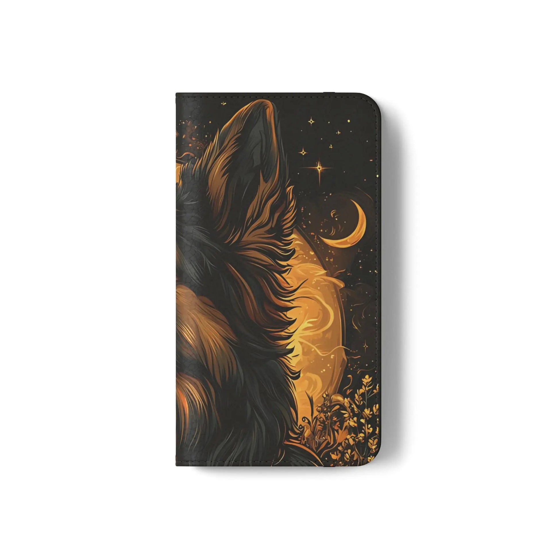 Dog Phone Case – German Shepherd and Moon Design WitchyPets.com