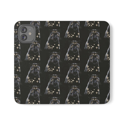 Custom Dog Pattern Flip Case - Stylish Pet Lover Phone Cover Printify