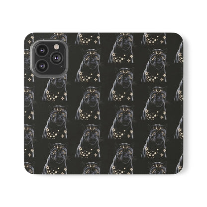 Custom Dog Pattern Flip Case - Stylish Pet Lover Phone Cover Printify