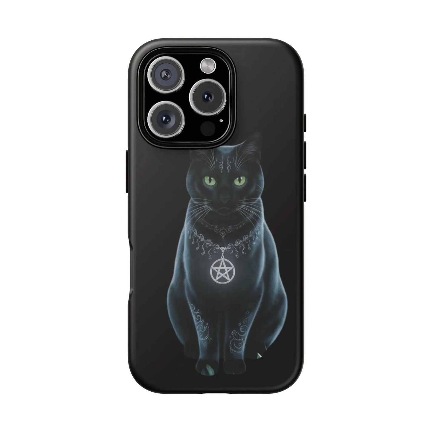 Pagan Black Cat iPhone Tough Case – Perfect for Wicca & Pagan Enthusiasts Printify