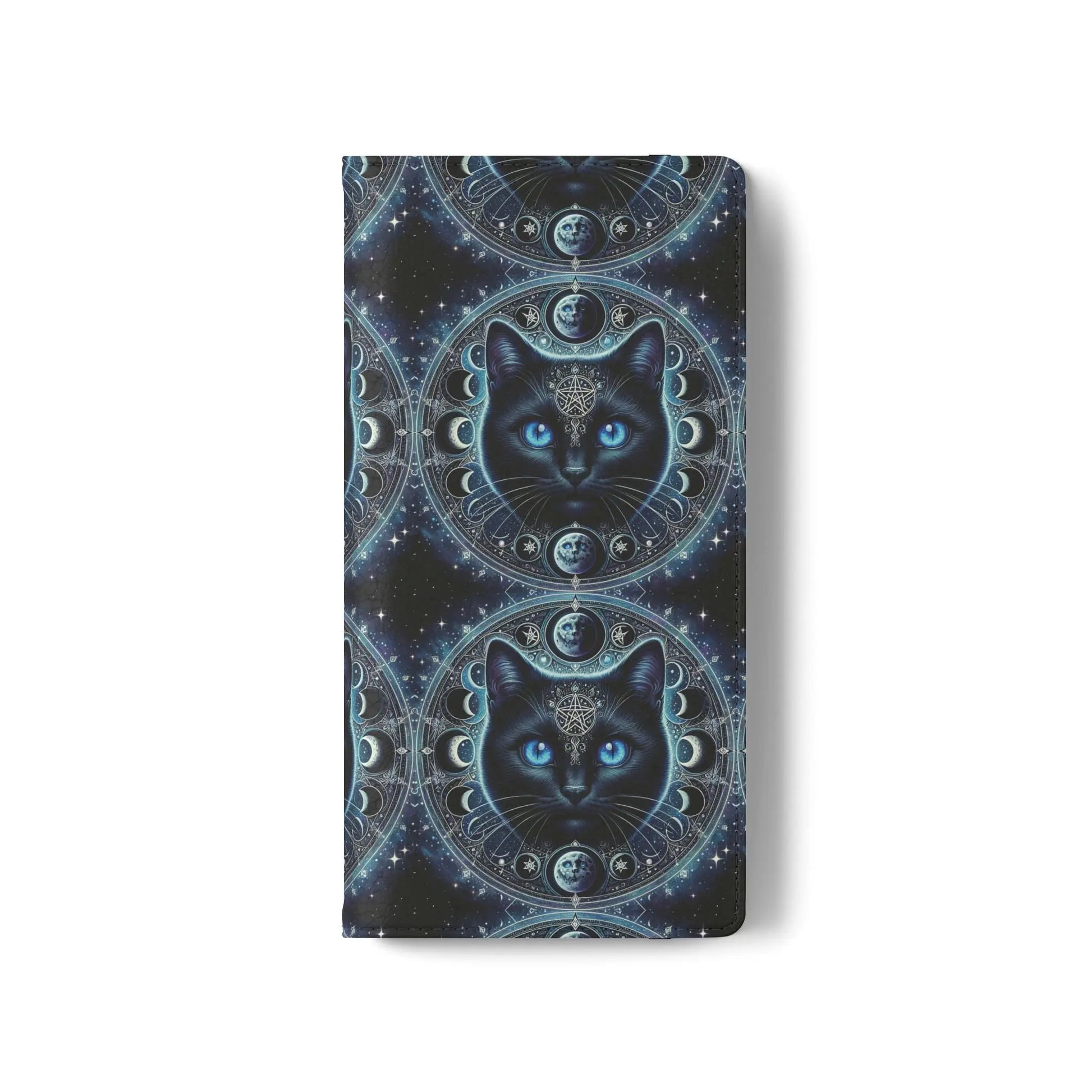 Cosmic Cat Flip Case - Stylish Galaxy Design for Cat Lovers Printify