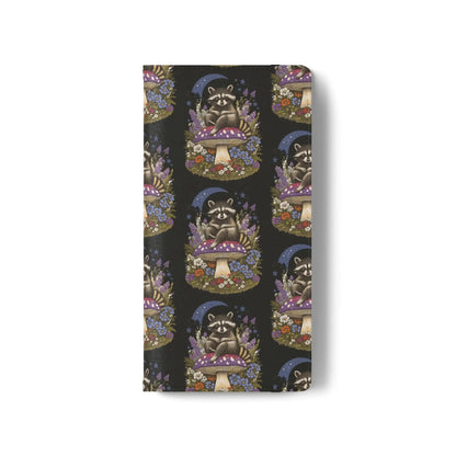 Raccoon Flip Case - Whimsical Wildlife Design for Phone Protection Printify