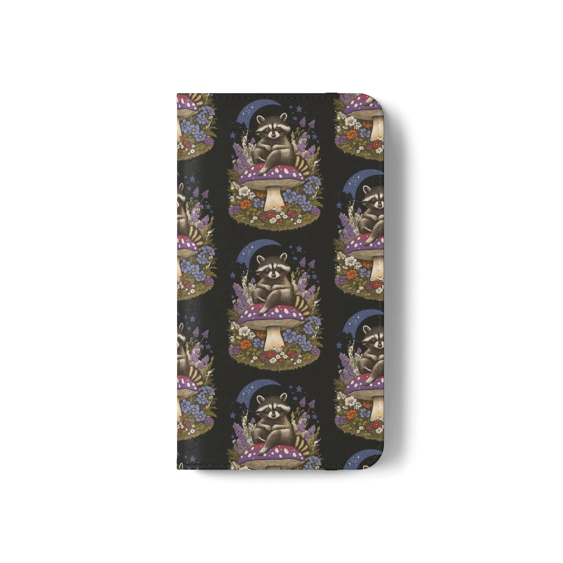 Raccoon Flip Case - Whimsical Wildlife Design for Phone Protection Printify