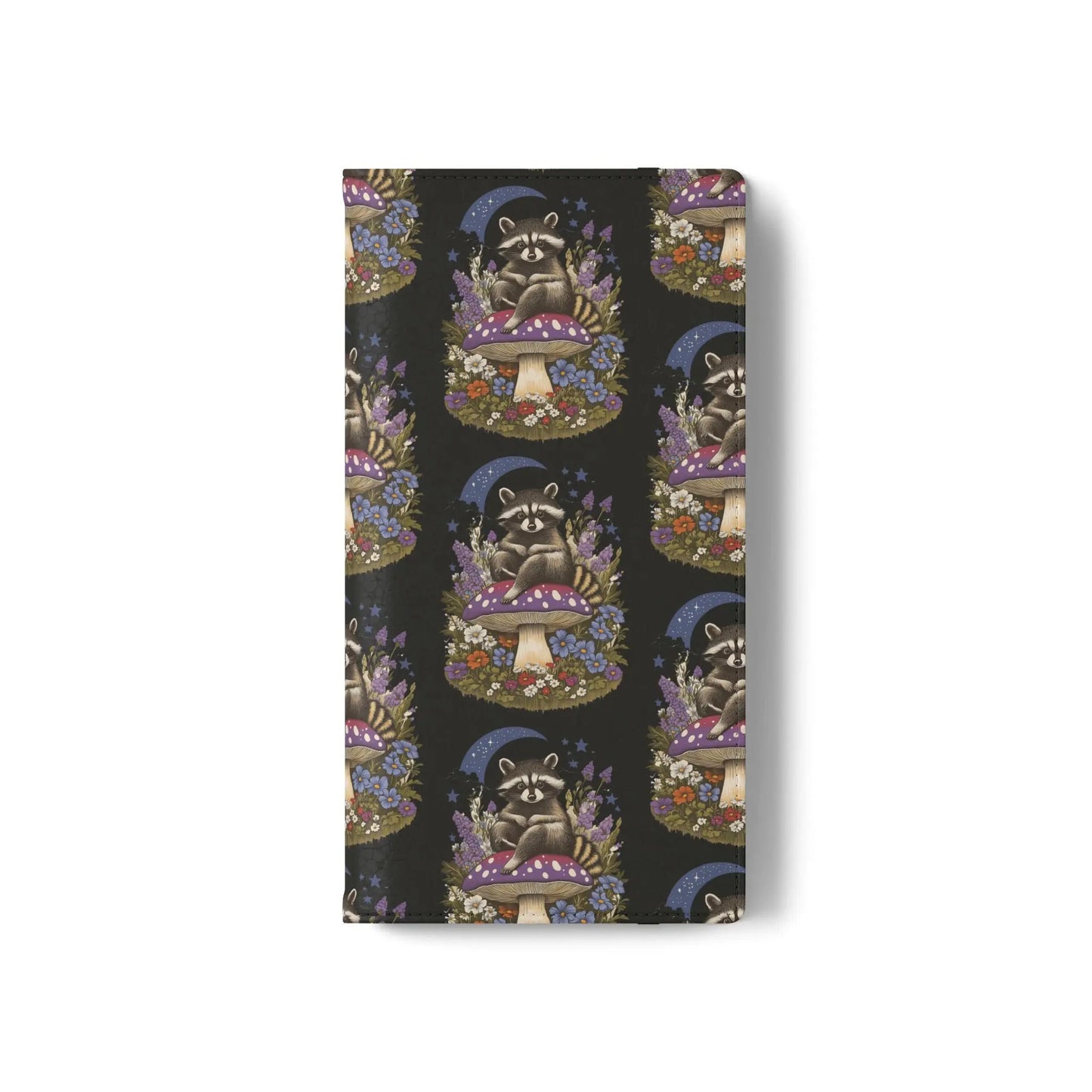 Raccoon Flip Case - Whimsical Wildlife Design for Phone Protection Printify