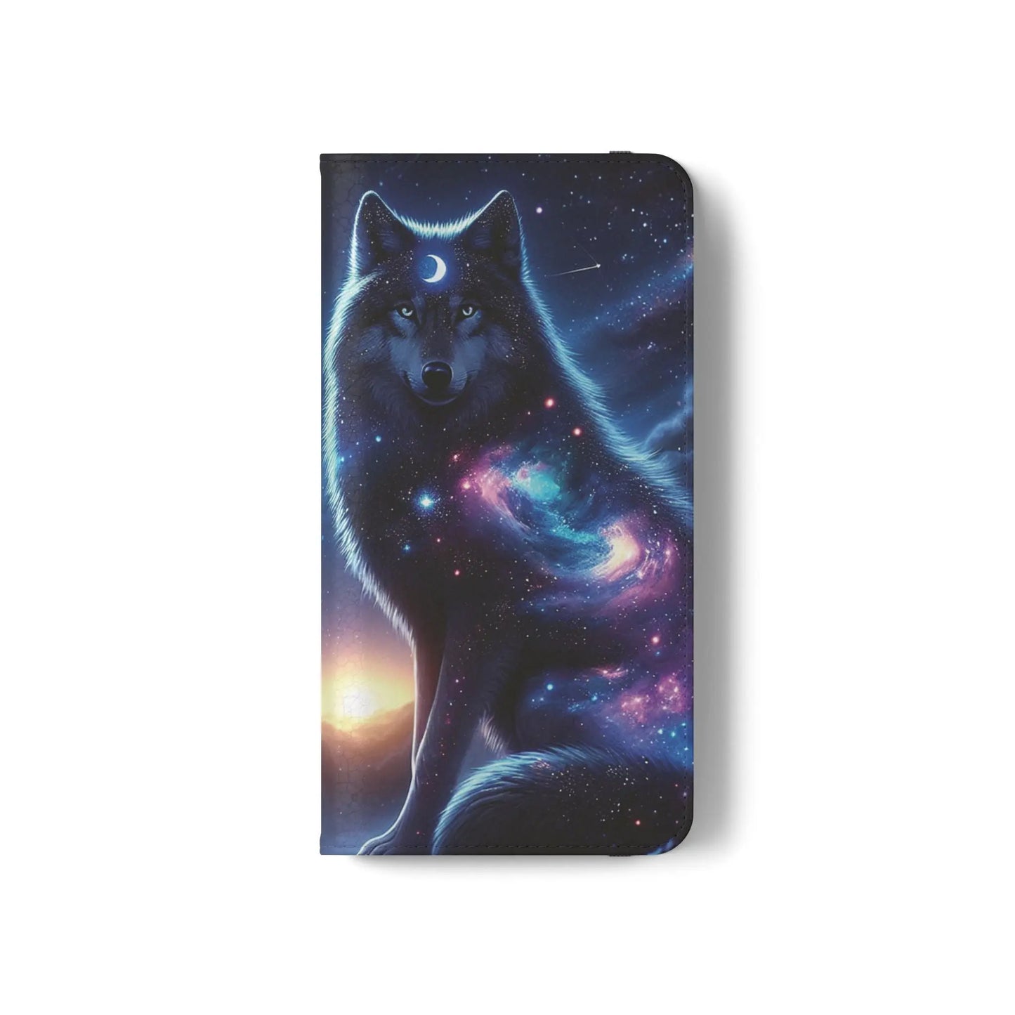 Artistic Flip Cases with pagan and Celestial Designs – Stylish Phone Wallet for Everyday Use. WitchyPets.com